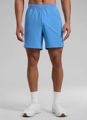 Feathery-Fit Soft Linerless Split Shorts 7"