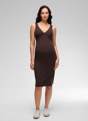 Butterluxe Maternity V Neck Nursing Dress