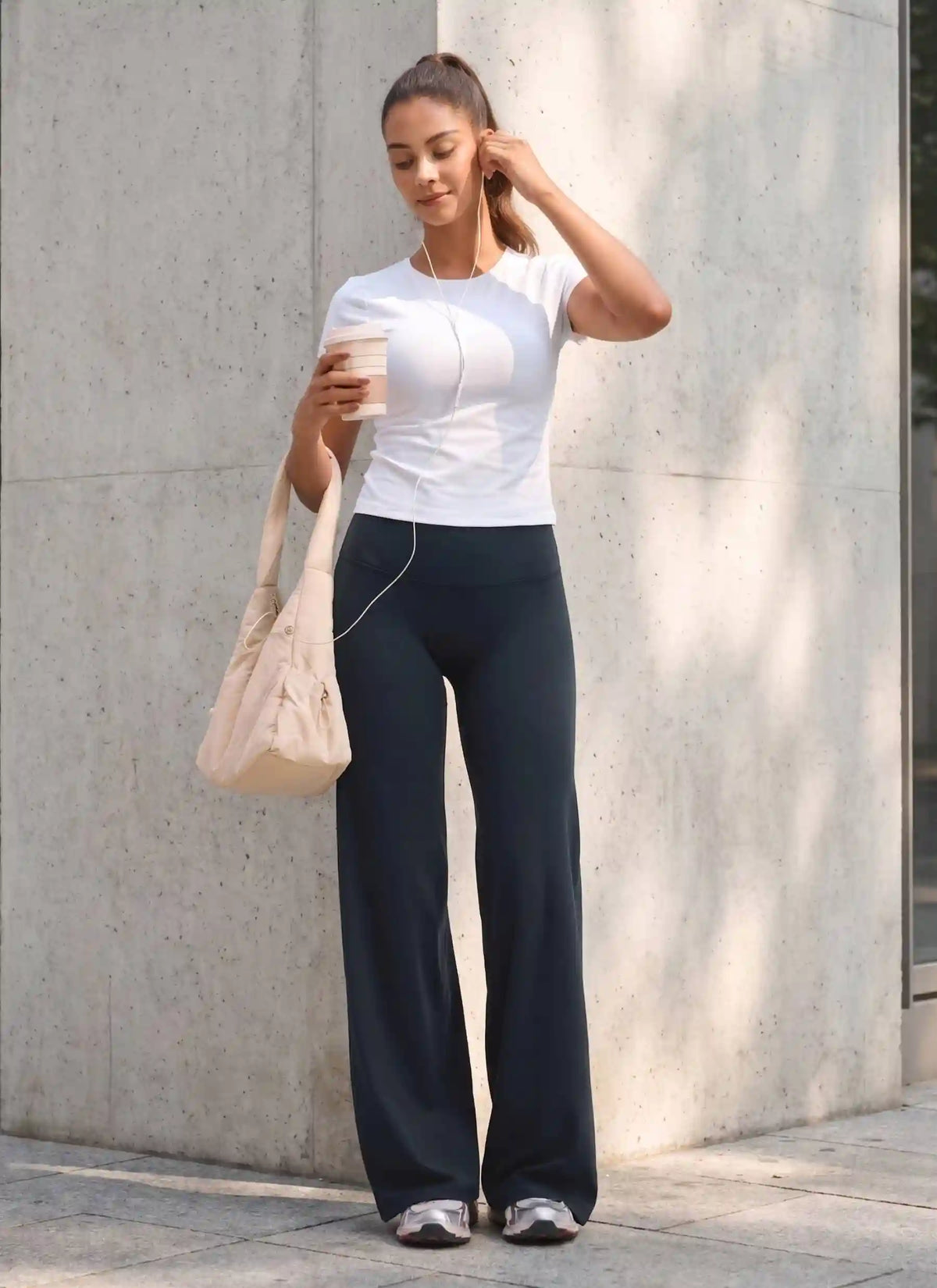 Softretch No Front Seam Straight Leg Pant 28"