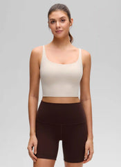 Butterluxe Soft Double Lined Square Neck Tank