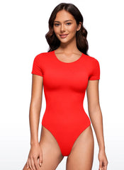 Butterluxe Crew Neck Short Sleeves Bodysuits