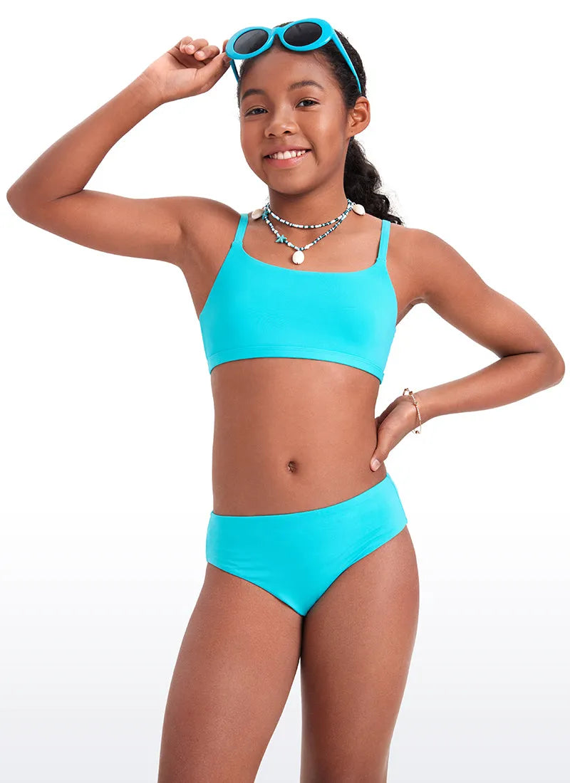 Girls Swimsuit 2 Piece Bikini Set