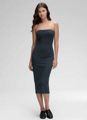Butterluxe Strapless Bodycon Midi Dress