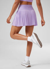 Feathery-Fit Soft Pleat High Rise Skirt 14''