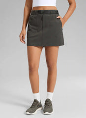 Stretch High Rise Mini Hiking Skirt 14.5’’