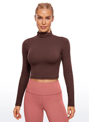 Butterluxe Mock Turtleneck Long Sleeve