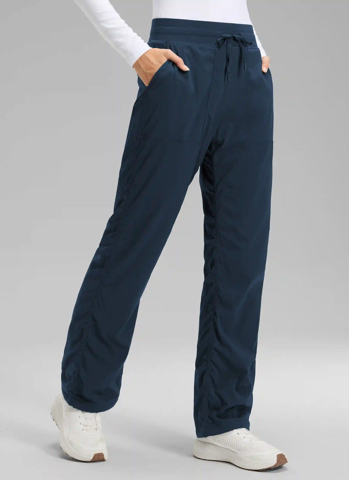 Fleece Lined Straight Leg Pocket Pant 30"