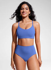 Sunshine Lace Up Strappy Bikini Top