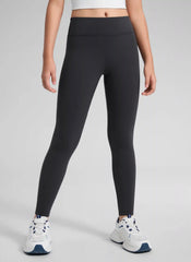Girls Matte Thermal Fleece Lined Legging
