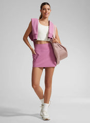 Butterlift® High Rise Pocket A Line Skirt 15''