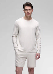 Cloud Jersey Crewneck Long Sleeve Shirts