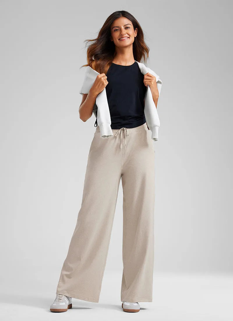 Cloud Jersey Wide Leg Sweatpant 30”