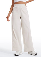 Stretch Wide Leg Casual Pant 30"
