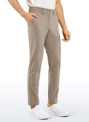 Stretch Slim-Fit Pants with Pockets 33''