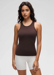 Butterluxe Waist Length  Racerback Tank