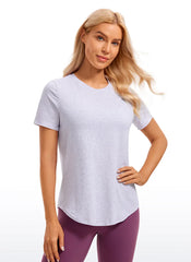 Pima Cotton Round Neck Short Sleeve