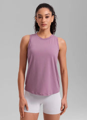 Quick Dry Racerback Hip Length Tank