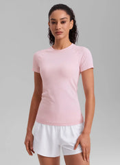Seamless Hip Length Short Sleeve