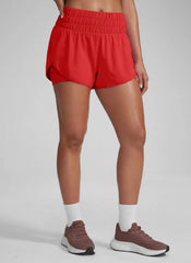 Feathery-Fit Soft  2 in 1 High Rise Shorts 3''
