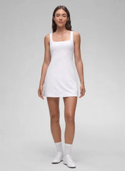 Butterluxe Square Neck Shelf Bra Dress