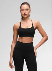Butterluxe Twist Cross Back Sports Bra