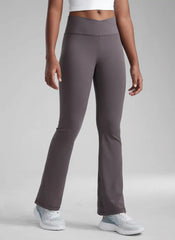 Butterluxe Girls Crossover Flare Leggings