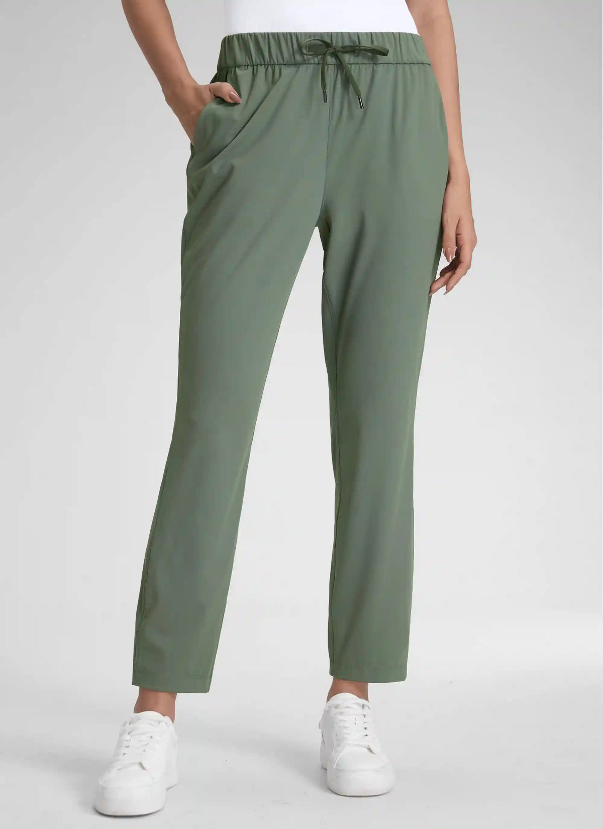 Stretch Drawstring 7/8 Pocket Pant 27''