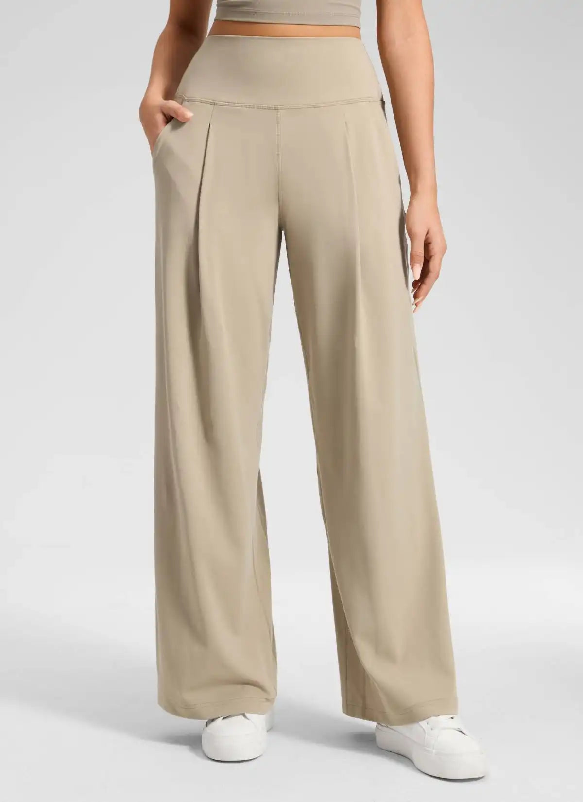 Butterluxe Front Pleated Pocket Palazzo Pant 30"