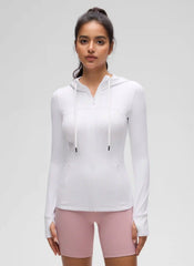 Butterluxe Zip Pocket ThumbHole Hoodie