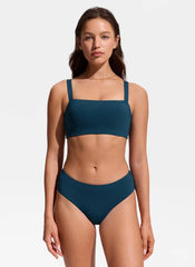Square Neck Wide Flat Straps Bikini Top