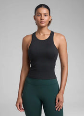 Seamless Racerback Hip Length Tank