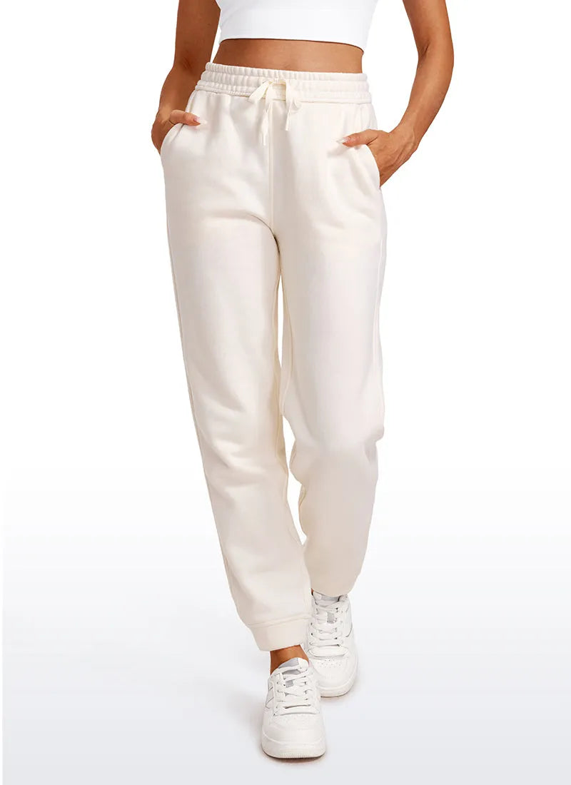 Fleece Lined High Rise Sweatpant 28''