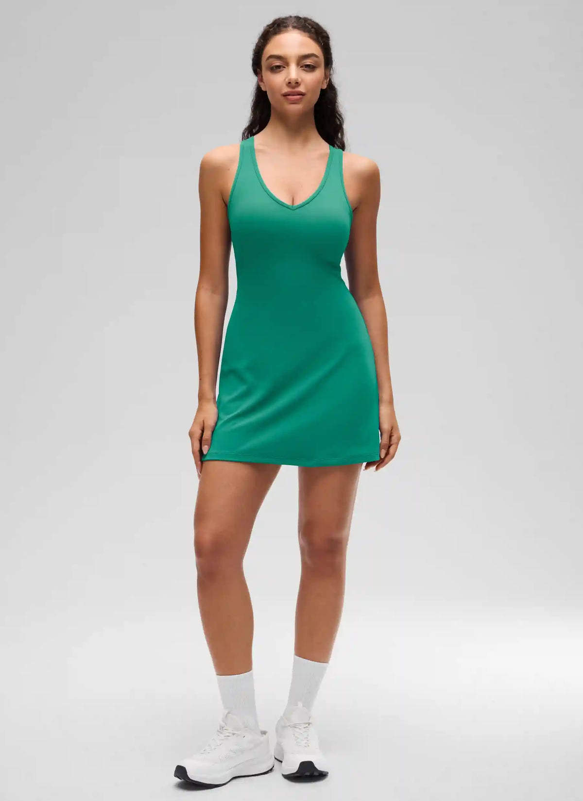 Butterluxe Cross Back Keyhole Mini Dress