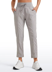 Striped Cinched Leg Pocket Pant 27''