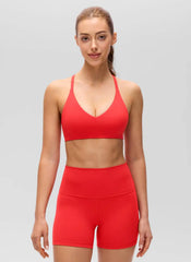 Butterluxe Thin Straps Racerback Sports Bra